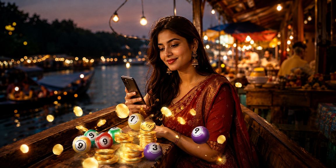 সুন্দরবনের রাতের বাজারে লটারি